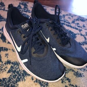 Nike Flex Experience 8 Womans Navy Athletic Shoes Sz 8